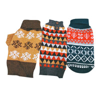 New Dog Teddy Christmas Snowflake Casual Cat Clothes