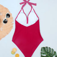 Women's Sexy Striped One-Piece Swimsuit
