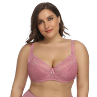 Sexy lace European and American underwear with steel ring