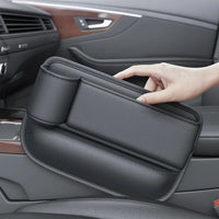 Car Seat Storage, New Upgraded Car Seat Storage Box With Cup Holder, Seat Gap Storage Box, Cup Holder Gap Bag For Car, Adjustable Car Seat Storage Box