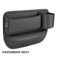 Car Seat Storage, New Upgraded Car Seat Storage Box With Cup Holder, Seat Gap Storage Box, Cup Holder Gap Bag For Car, Adjustable Car Seat Storage Box