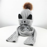 Knitted hat suit