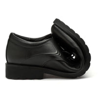 Casual top layer cowhide leather boots