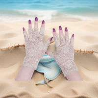 Half Finger Lace Sun Protection Gloves For Women Summer