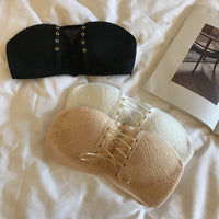 Strapless Invisible Anti-slip Traceless Push Up Tube Top Underwear