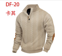 Trendy New Patch Embroidery Men's Sweatshirt