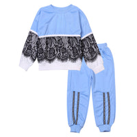 Long sleeve sweater two-piece suit