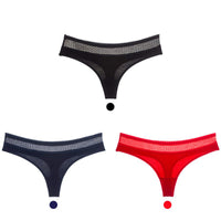 Cotton low-rise seamless women's briefs