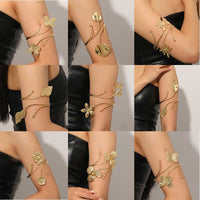 Creative Exaggerating Metal Butterfly Hollow Armband