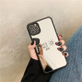 Compatible with Apple , Mobile Phone Case Silicone Personality Creative Smile Face Drop