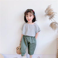 Carrot pants children cotton