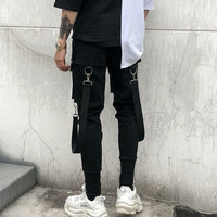 Conical elastic harem pants
