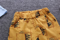 Short-sleeved gentleman tie set