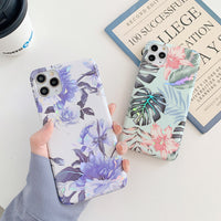 Laser Flowers Mobile Phone Silicone Soft Case