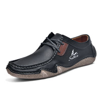 Men's Low-cut Casual Shoes With Front Laces