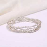 Women's Colorful Beaded Elastic Waist Chain