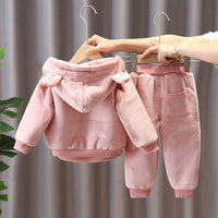 Fleece thickened boys winter sweater