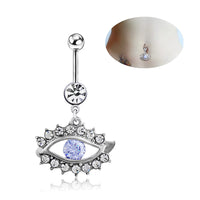 Evil Eyes Navel Ring Navel Ring Wings Navel Buckle Piercing Human Body Jewelry
