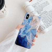 Compatible with Apple , Marble phone case