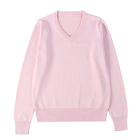 School-supplied Dark Gray Long-sleeve Knit Top