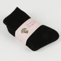 Autumn and winter new ladies rabbit wool socks women's tube socks Terry thick socks warm solid color pull socks