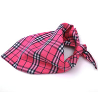 Dog jewelry scarf double cotton triangle scarf