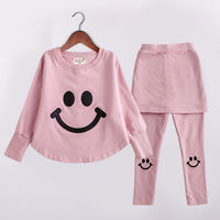 Girls spring and autumn long sleeve suit