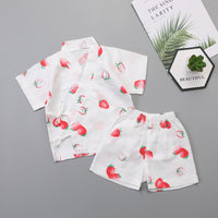 Newborn Gauze Air-Conditioned Pajamas