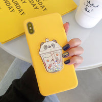 Decompression quicksand bag mobile phone case
