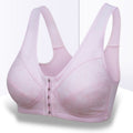 Vest Style Large Size Front Button Bra Without Steel Ring