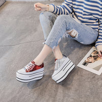 Inner Increase 10cm New Casual All-match Women's Platform Shoes