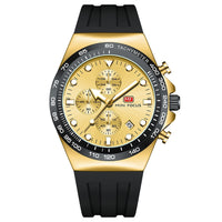 Mens Sporty Casual Watch Multifunction Quartz Watch
