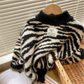 Children's Knitting Shirt Western Zebra Sweater