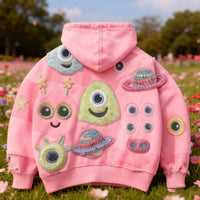 Fashion Casual Printed Polyester Sweater