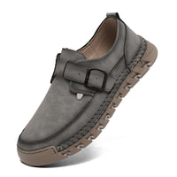Men's Hand-Sewn Breathable Leather Outdoor Casual Shoes