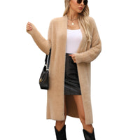 Mid-length Casual Loose Sweater Coat Women