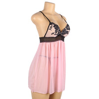 Women's Fashionable Lace Embroidered Strap Nightdress