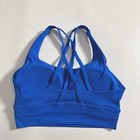 Solid Color Shockproof Back Cross Multi-shoulder Strap Top