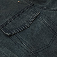 Punk Distressed Denim Jacket Coat Men