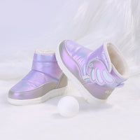 Children's Waterproof Non-slip Middle Tube Warm Snow Boots