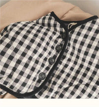 Elegant Cotton-padded Clothes All-matching Korean Style Children's Baby