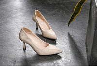 Soft Surface Small Size Two-way Work Stiletto Heel Large Size High Heels