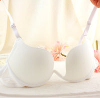 Glossy W Cup Gathering Small Breasts Girls Underwear