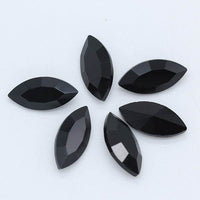 Horse Eye Crystal Pointed Glass Silver Bottom Loose Diamond