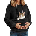 Women's Flannel Hooded Sweatshirt Pet