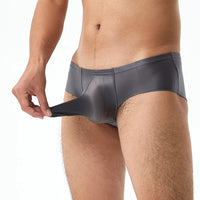 Thin Transparent Highly-elastic Plus Size Men's Low Waist Panties