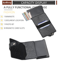 Men's Pattern Card Holder Anti-Magnetic Multiple Card Slots