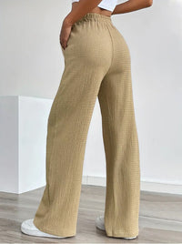 Women's Solid Color Casual Neutral Trousers