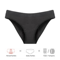 Ladies Mid Waist Free Off Three Breasted Side Leakage Prevention Menstrual Panties