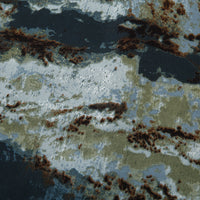 Abstract Camouflage Short Sleeve Printed Shirt Men
